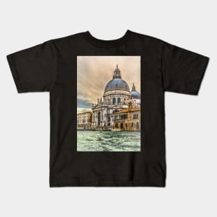 Basilica of Santa Maria della Salute Kids T-Shirt